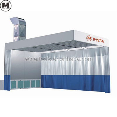 4KW Centrifugal Fan Intake Bus Spray Booth برای آماده سازی پولیش ماشین