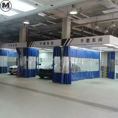 4KW Centrifugal Fan Intake Bus Spray Booth برای آماده سازی پولیش ماشین