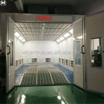 LED Light SUV Car Spray Booth 6900*3900*2650mm با فیلتر خروجی فیبرگلاس