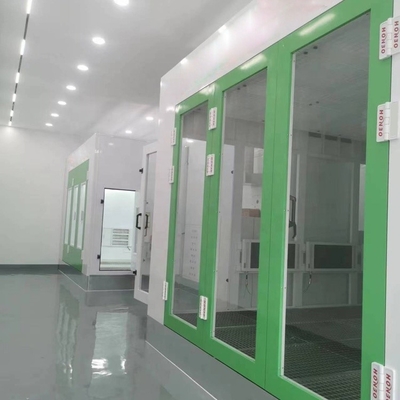 50mm دیوار ماشین رنگ پختن فر 15KW سرعت بالا برای ماشین اسپری بوت