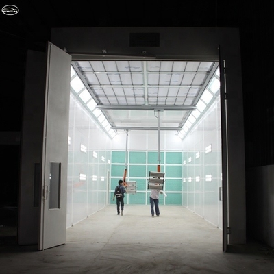 39KW CE تایید شده صنعت اسپری غرفه اجاق گاز برای اتوبوس کامیون اتاق رنگ 15000mm