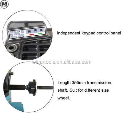 80 کیلوگرم WRB-085 صفحه نمایش LCD دستگاه تعادل تایر هوشمند برای 30 اینچ