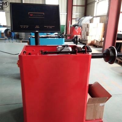ماشین تعادل تایر کاملا اتوماتیک 0.37kw 220v برای تعادل سرعت