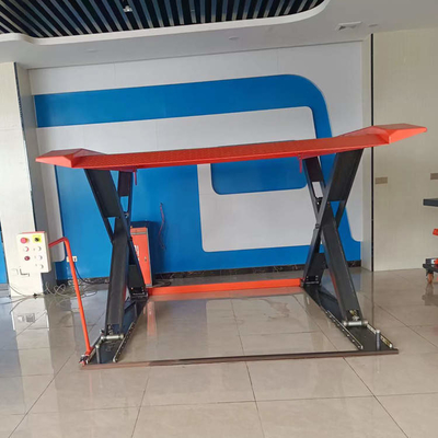2.2KW موتور دو طبقه قیچی ماشین پارکینگ آسانسور برای 5000mm * 2000mm * 1900mm اندازه ماشین
