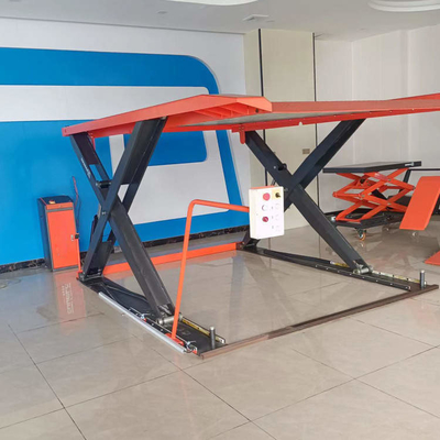 2.2KW موتور دو طبقه قیچی ماشین پارکینگ آسانسور برای 5000mm * 2000mm * 1900mm اندازه ماشین
