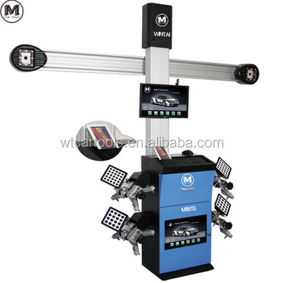 دو صفحه نمایش سه بعدی سیستم تراز چهار چرخ با کامپیوتر لنوو M881S