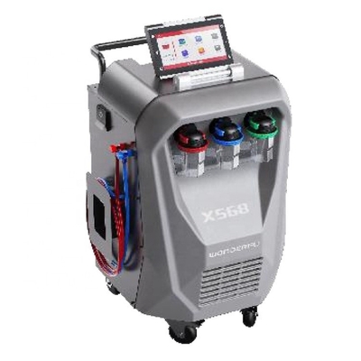 3/8HP کمپرسور X568 ماشین AC بازیابی ماشین با عملکرد شستشو و ساخته شده در چاپگر