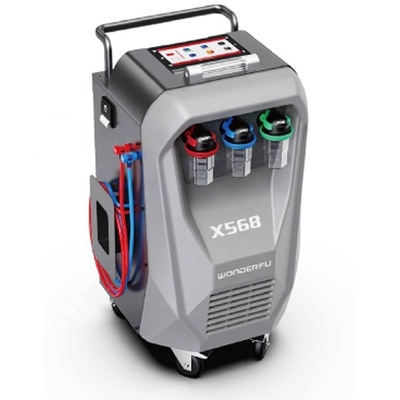 3/8HP کمپرسور X568 ماشین AC بازیابی ماشین با عملکرد شستشو و ساخته شده در چاپگر