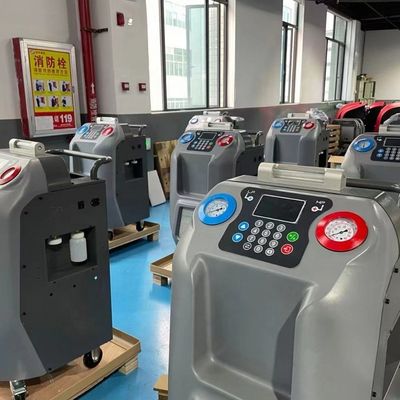 18kgs Cylinder Capacity X580 R1234YF AC Recharge and Flushing Machine with Printer