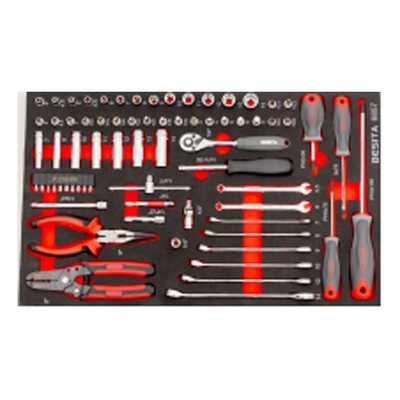 BESITA 6857 78pcs ماشین آلات مکانیک ابزار مجموعه قابل تنظیم برای گاراژ تعمیرات اتومبیل
