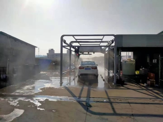 ۷۵۰۰*۳۵۰۰*۳۲۰۰ میلی متر ماشین شوی اتوماتیک بدون لمس فلزی AC380V 100Bar سیستم ماشین شوی بدون لمس