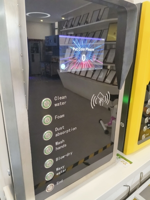 کنترل کننده کارواش سلف سرویس، دستگاه کارواش چند منظوره با صفحه نمایش استیل ضد زنگ 304 با نوع تقسیم شده