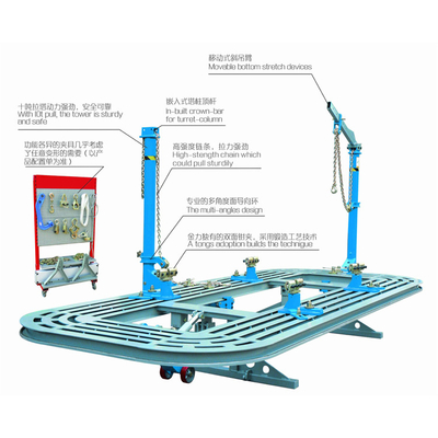 دستگاه شاسی کشی بدنه خودرو، سیستم تعمیر تصادفات، صاف کردن شاسی، تجهیزات تعمیر بدنه