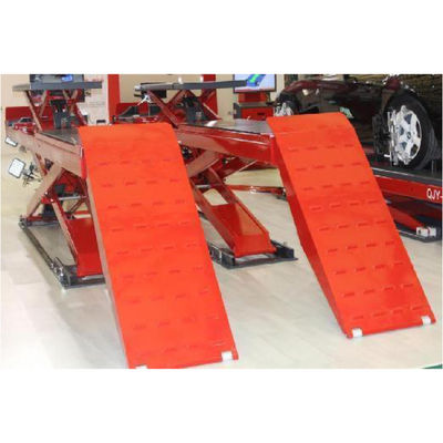 Y شکل ارتفاع عمودی قیچی ماشین لیفت برای تراز چرخ لیفت سنگین 11 سیلندر ظرفیت بلند 5500kg