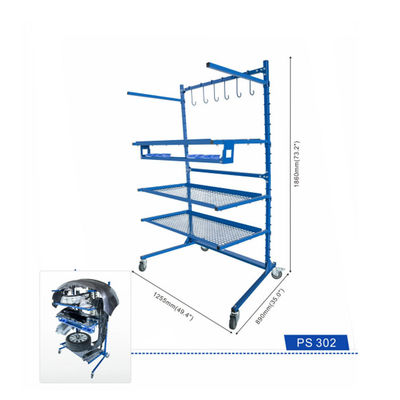 قفسه های رنگ سپر خودرو کارگاه براکت تعمیر براکت رنگ پایه رنگ جهانی