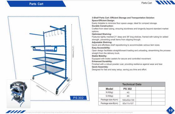 قفسه های رنگ سپر خودرو کارگاه براکت تعمیر براکت رنگ پایه رنگ جهانی