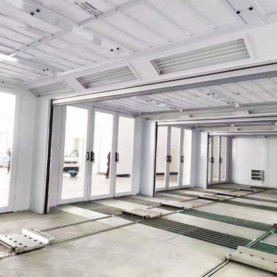 اتاق اسپری رنگ ماشین پخت و پز اتاق آماده سازی اتومبیل خطوط رنگ