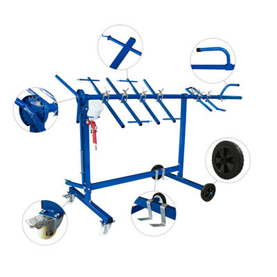 قفسه خشک کن رنگ چند زاویه ای پایه رنگ قابل جابجایی جهانی قفسه های رنگ خودرو