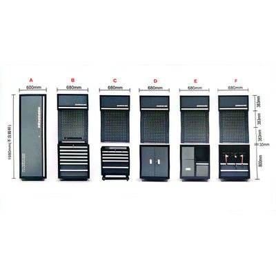 کابینت ابزار ترکیبی ماشین آلات