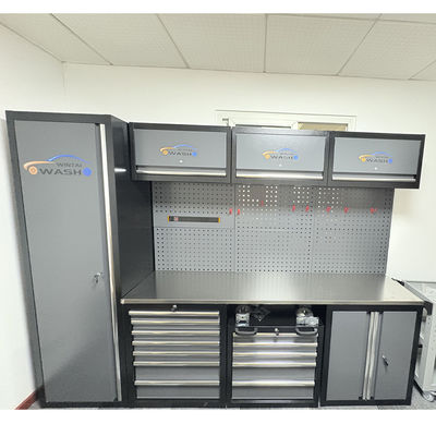 Garage Tool Cabinet Set for Car Repair Workshop Tools Storage Combo Made of 1.0mm Steel Strong and long lifetime