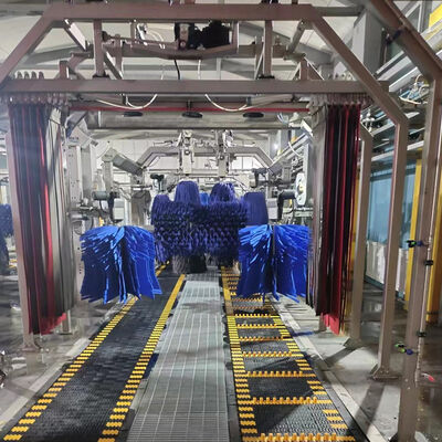 شستشوی همزمان چهار خودرو، سیستم های کارواش اتوماتیک تونلی با 14 برس