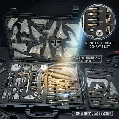 52 قطعه حرفه ای ATF Adapter Kit Advanced Transmission Fluid Service Tool Set