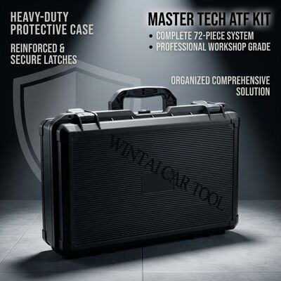 راه حل کارگاه کامل سرویس انتقال حرفه ای کیت آداپتور ATF Master Tech 72-Piece